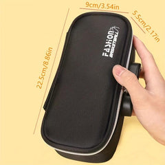Portable Lock Pencil Case Canvas Stationery Box Large Capacity Storage Box