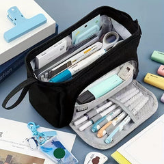 Large Capacity Pencil Case Student Pencil Cases Big Pen Bag Case Storage Box Pen