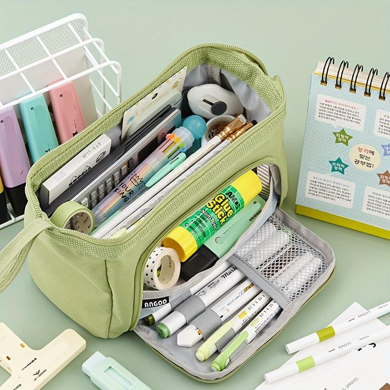 Large Capacity Pencil Case Student Pencil Cases Big Pen Bag Case Storage Box Pen