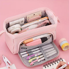 Large Capacity Pencil Case Student Pencil Cases Big Pen Bag Case Storage Box Pen