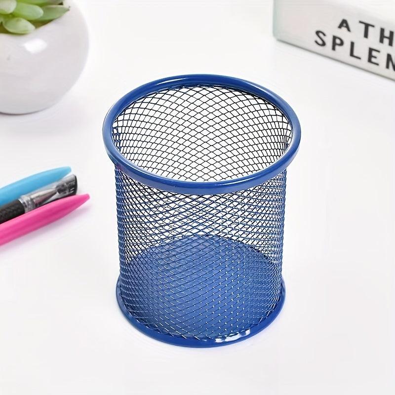 Iron Art Pen Holder for Students and Office Supplies