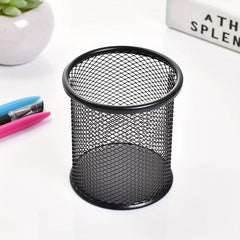 Iron Art Pen Holder for Students and Office Supplies