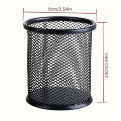 Iron Art Pen Holder for Students and Office Supplies