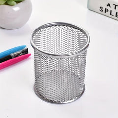 Iron Art Pen Holder for Students and Office Supplies