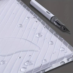 10pcs Waterproof Transparent File Bag Large Capacity Office Supplies