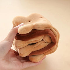 Biscuit Plush Pencil Bag Large Capacity Stationery Storage