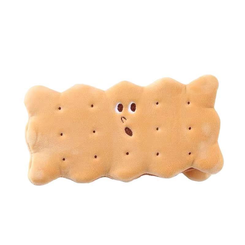 Biscuit Plush Pencil Bag Large Capacity Stationery Storage