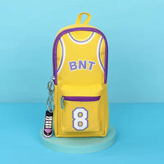 Boys Basketball Pencil Case Canvas Stationery Bag