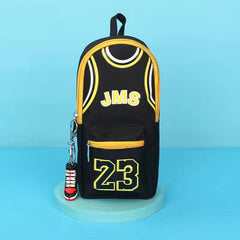 Boys Basketball Pencil Case Canvas Stationery Bag