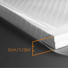 4pcs A4 Transparent File Folder Pack for Students and Office Use