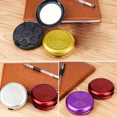 Coin Storage Box With Mirror and Lid