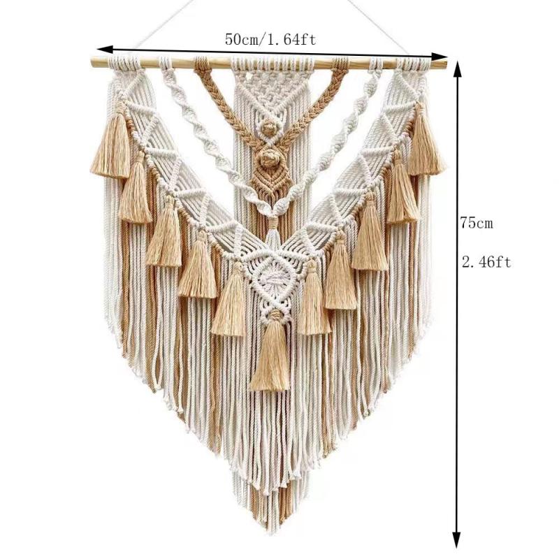 Boho Wall Pendant Hand-woven Nordic Room Decor