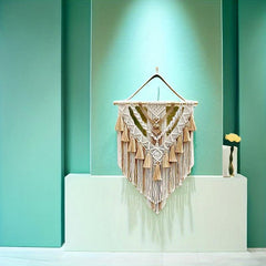 Boho Wall Pendant Hand-woven Nordic Room Decor