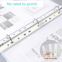 100 Pcs A4 Clear Document Folders Waterproof Transparent