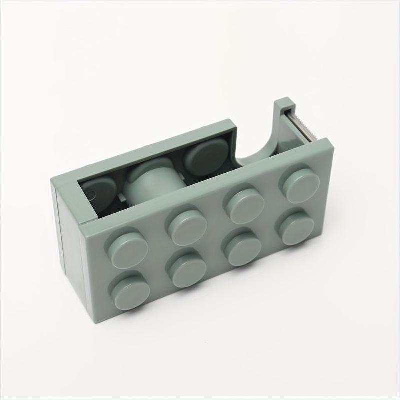 Building Block Adhesive Tape Holder with Cutter