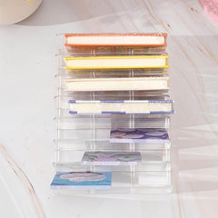 Clear Desk Organizer for Notes Book Business Card Mail