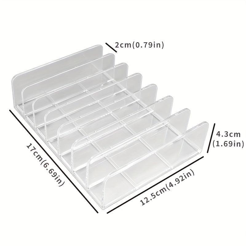 Clear Desk Organizer for Notes Book Business Card Mail