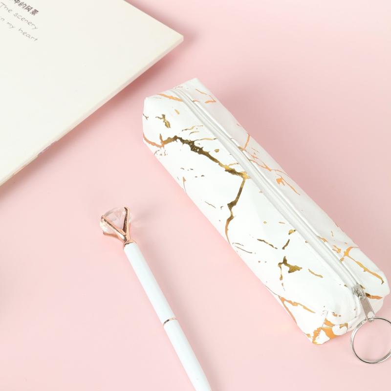 Marble Pattern Pencil Case Student Stationery