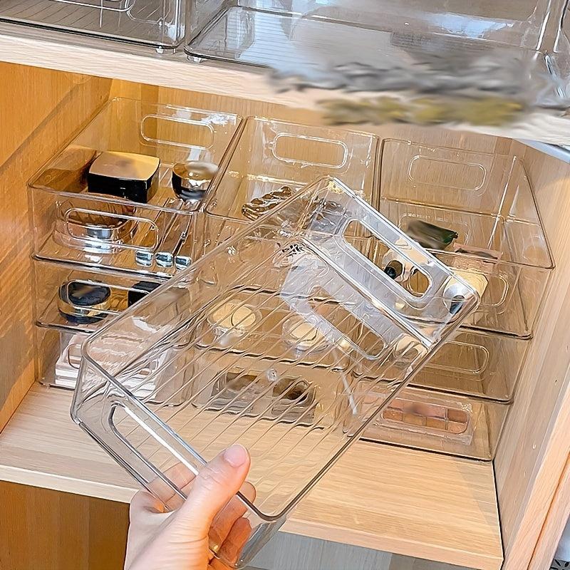 Acrylic Desktop Cosmetics Storage Box Mask Transparent Dormitory Shelf
