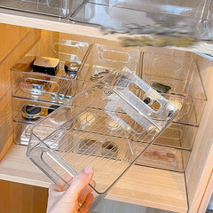 Acrylic Desktop Cosmetics Storage Box Mask Transparent Dormitory Shelf