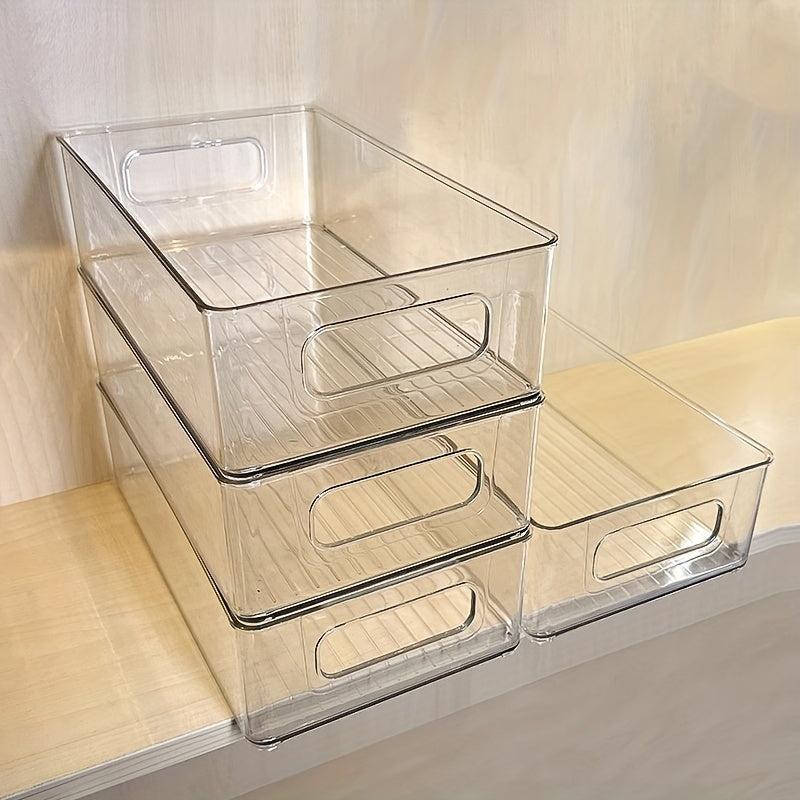 Acrylic Desktop Cosmetics Storage Box Mask Transparent Dormitory Shelf
