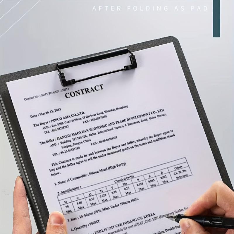 A4 Writing Board Folder for Secure Document Organization