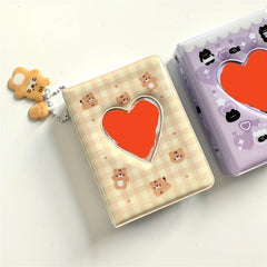 Heart Card Holder 40 Pockets For Polaroid 7 Mini Photo Ablum