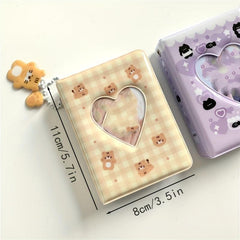Heart Card Holder 40 Pockets For Polaroid 7 Mini Photo Ablum