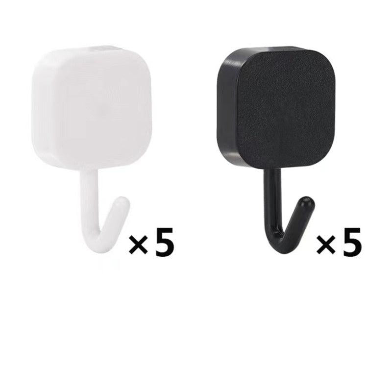 10pcs Self Adhesive Hooks for Hanging Coats Scarves Keys