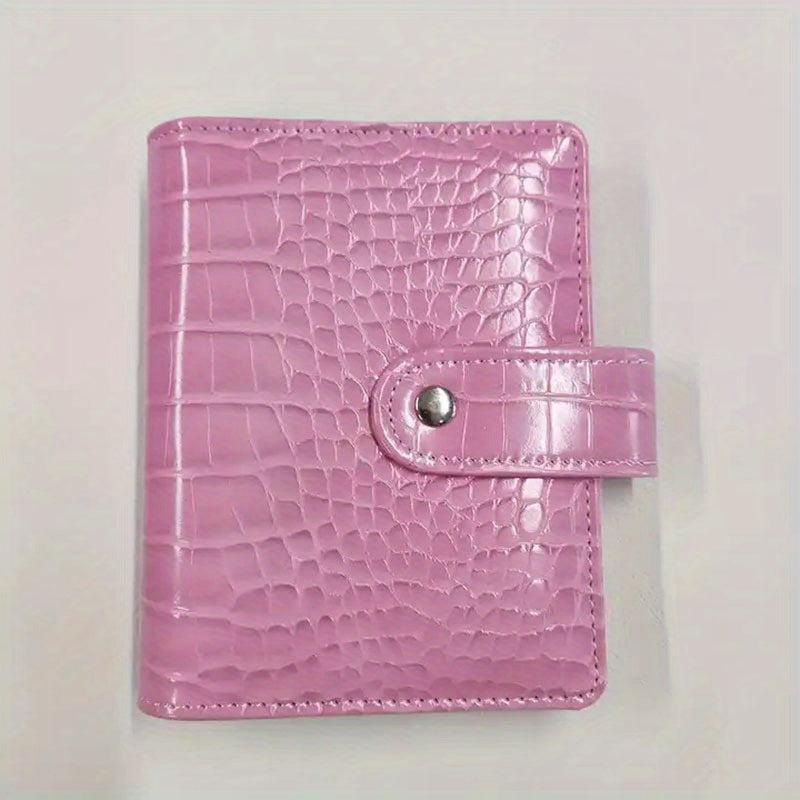 A7 Crocodile Pattern Diary Budget Book