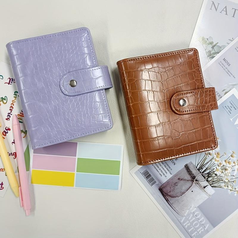 A7 Crocodile Pattern Diary Budget Book