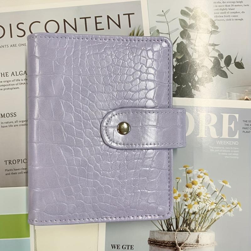 A7 Crocodile Pattern Diary Budget Book