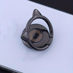 Little Devil Mobile Phone Bracket Metal Cat Ears Finger Ring Buckle Bracket