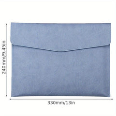 Faux Leather Document Bag for Business School Office