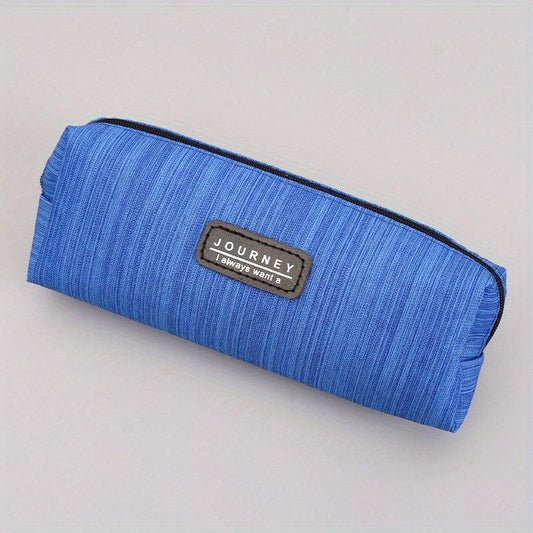 Creative Pencil Cases Carry Zipper Pen Box Oxford Cloth Pencil Bag
