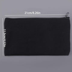 Portable Large Capacity Canvas Pencil Bag Student Stationery Storage
