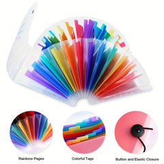 13 Pockets Accordion File Organizer for Invoice Receipt Cards Mini Wallet