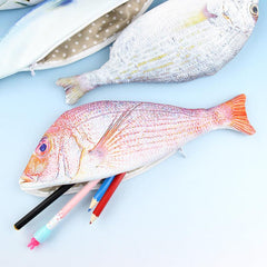 Deep sea Fish Creative Pencil Case Durable Zipper Pouch