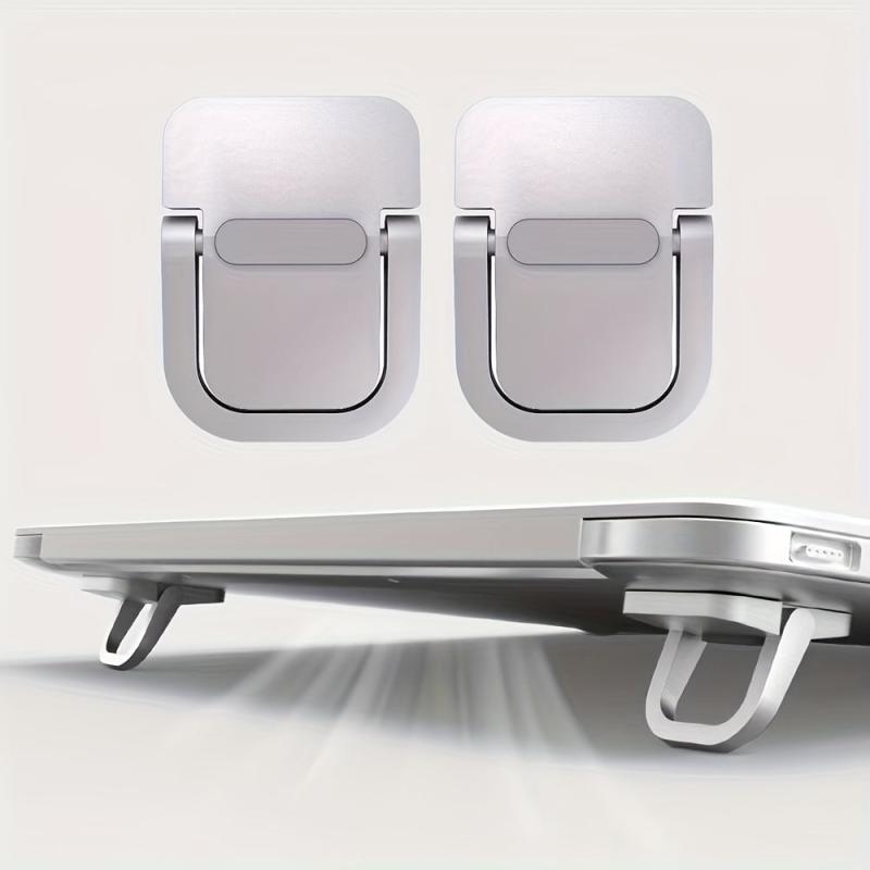 2pcs Laptop Stand Keyboard Riser Portable Aluminum Mini