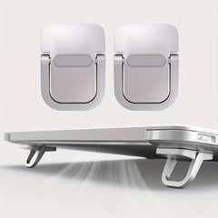 2pcs Laptop Stand Keyboard Riser Portable Aluminum Mini