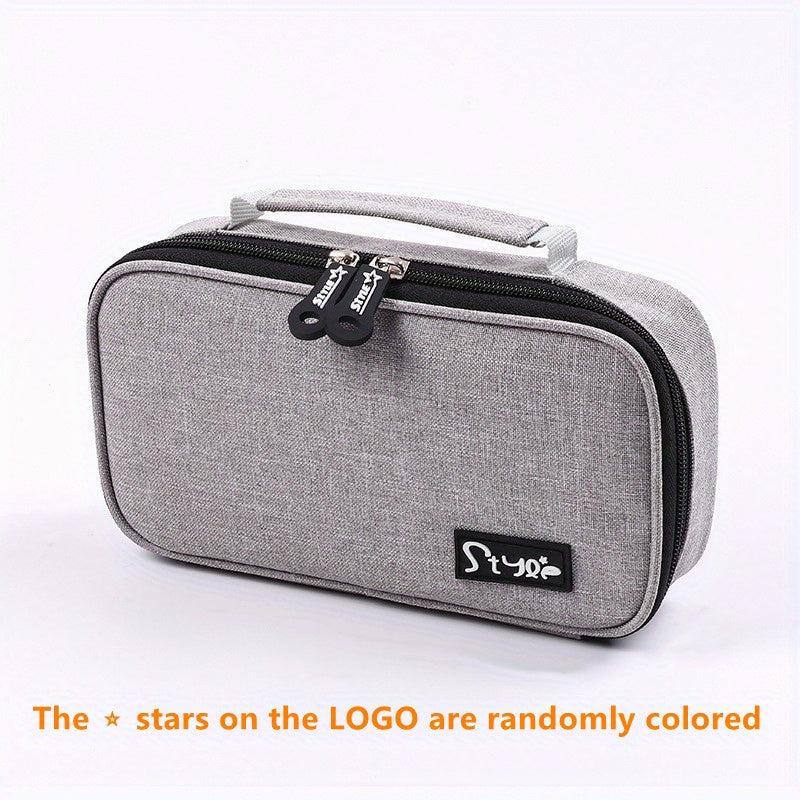Canvas Pencil Case for Students - Stylish and Spacious