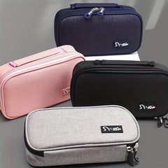 Canvas Pencil Case for Students - Stylish and Spacious