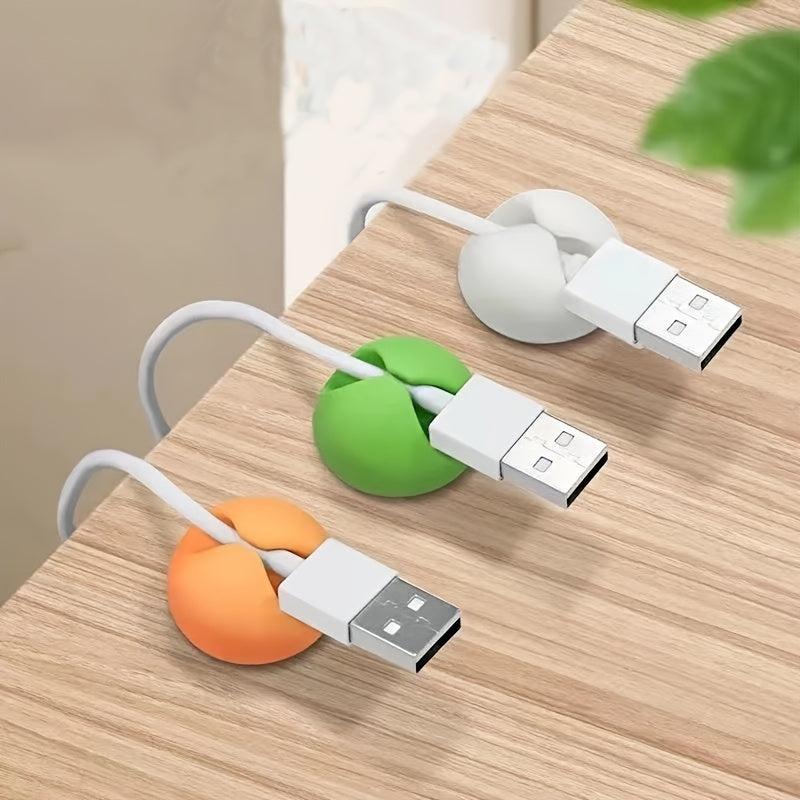 2pcs Desktop Cable Organizer Winding Clamp 1 18inch