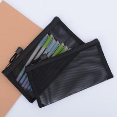 Portable Mesh Pencil Bag for Students & Adults
