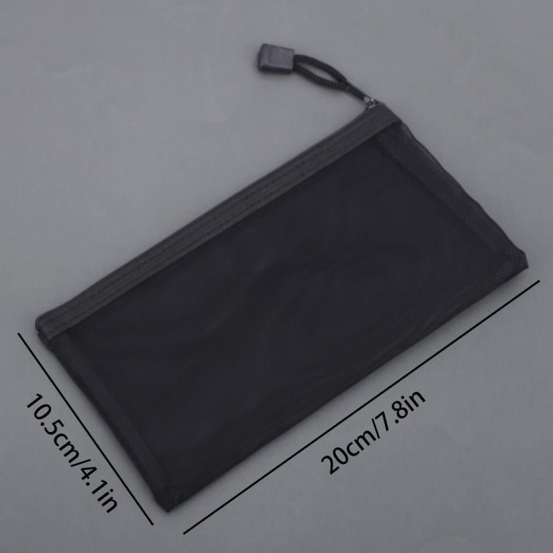 Portable Mesh Pencil Bag for Students & Adults