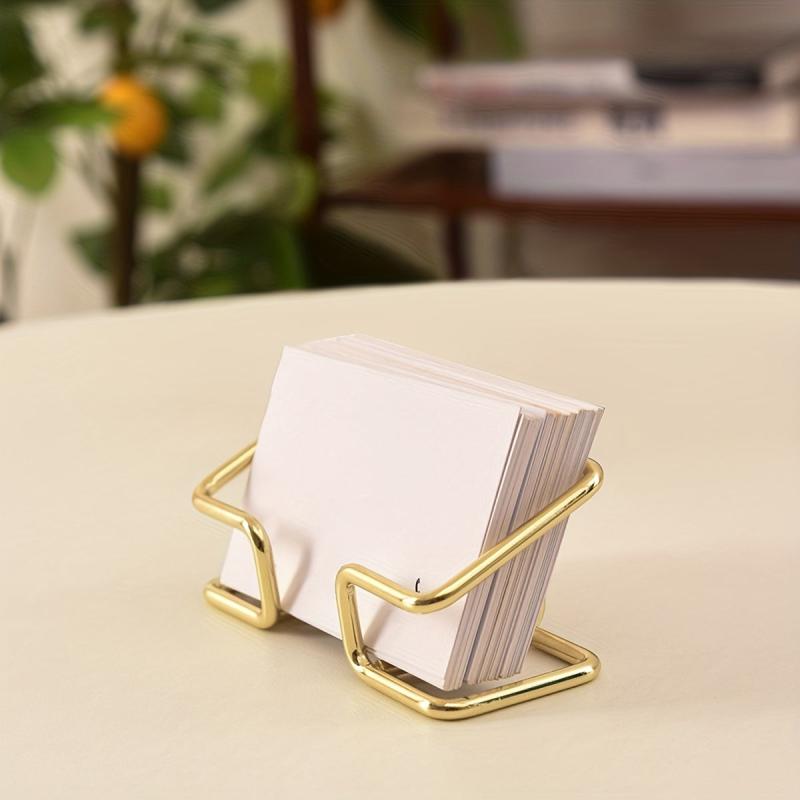 Metal Business Card Holder Desktop Storage Box