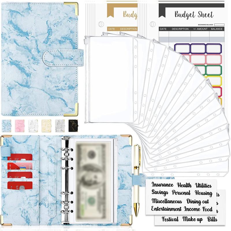 A6 Marble Print Journal Set - Stay Organized & Stylish