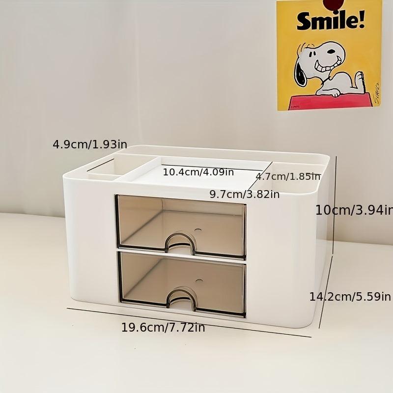 Drawer Layer Stationery Storage Box - No Stickers