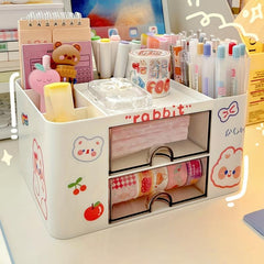 Drawer Layer Stationery Storage Box - No Stickers