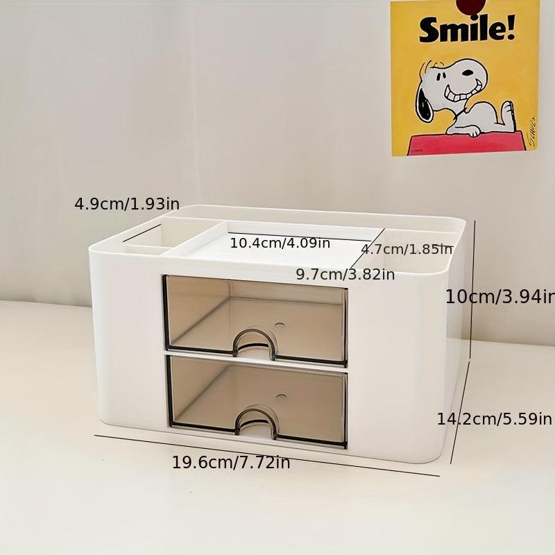 Drawer Layer Stationery Storage Box - No Stickers